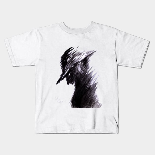 Nightmare Rorschach Kids T-Shirt by DougSQ